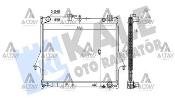 RADYATÖR SU D-MAX 02-12 2.5 EURO-4 MANUEL