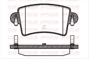 FREN BALATASI ARKA WVA 23669 ( RENAULT : MASTER II OPEL : MOVANO 01-- )