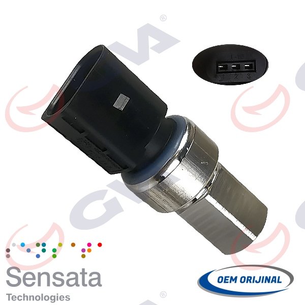 KLİMA BASINÇ MÜŞÜRÜ (3 FİŞ)A3-Q7-TT-CORDOBA-IBIZA-LEON-TOLEDO-FABIA-OCTAVIA-BORA-CADDY-GOLF 4-5-JETT