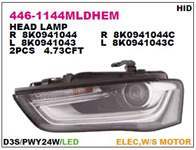 ON FAR SOL XENONLU MOTORU UZERINDE  AUDI A4 12- LEDLI