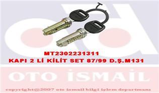 KAPI 2 Lİ KİLİT SET 87/99 D.Ş.M131