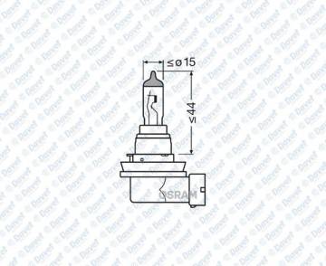 12V STANDART H8 AMPUL 35W