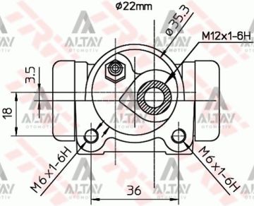 FREN SİLİNDİRİ R21 MANAGER SAĞ