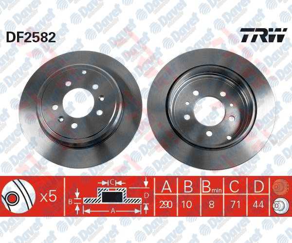 Fren Dıskı Arka Duz 290 Mm Peugeot 605 Fren ####