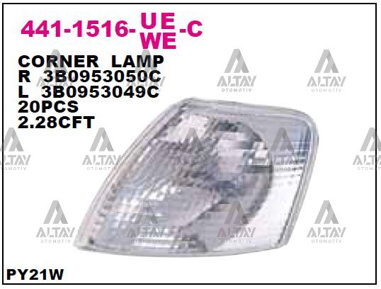 SİNYAL LAMBASI PASSAT  97-00 BEYAZ SAĞ