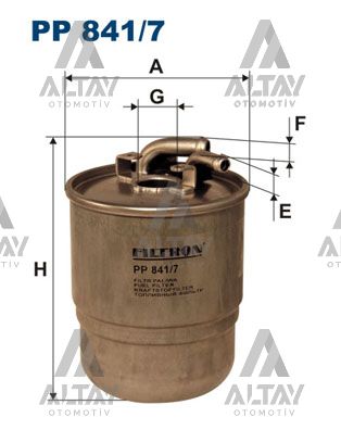 YAKIT FİLTRESİ (MAZOT) SPRİNTER 315 / 515 / VITO 639 04-11 OM 646-642