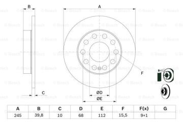Arka Fren Aynası A80 91>94 A4 00>04 A4 Avant 01>04 A4 Cabrıolet Seat Exeo 08>