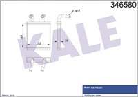KALORİFER RADYATORU BRAZING (KIA: PREGIO 95>04) 168×185×26