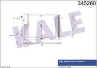 Klıma Radyator (Nıssan: Qashqaı/Qashqaı +2  ''1.5Dcı'' 07> ) 603×378×16
