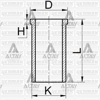 GÖMLEK H-100  94-06 / STAREX 02-08 / L-300 90-08 / L-200 CR 1.00 FLANŞLI