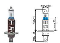 12V H-1 Ampül   %30 Beyaz %150 Fazla Isık