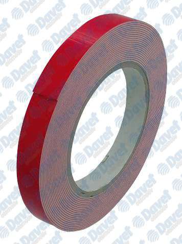 CIFT TARAFLI BANT 1,5cm 10 METRE BEYAZ