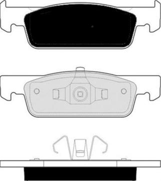 ÖN BALATA CLIO IV 0.9 TCE-1.2-1.5DCI 12=> DACIA DUSTER-LOGAN II- SANDERO II 1.2-1.5DCI 12=>