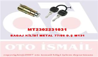 BAGAJ KİLİDİ METAL 77/86 D.Ş M131