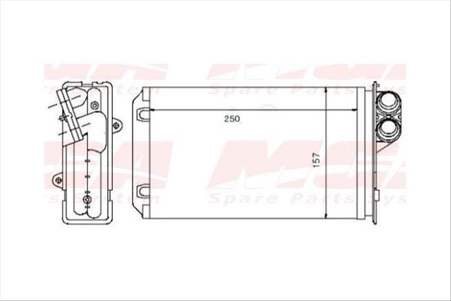 KALORIFER RADYATORU MEKANİK ( PEUGEOT : 406 98-- )
