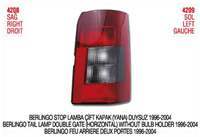 STOP LAMBASI SAG DUYSUZ CIFT KAPI ( PEUGEOT : PARTNER 00-05 ) FÜME