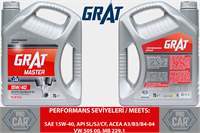 MOTOR YAĞI 7 LİTRE 15W40 API SL / CF