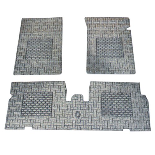 DEKORATİF PASPAS (KAUÇUK/BEZLİ) R19 GRİ