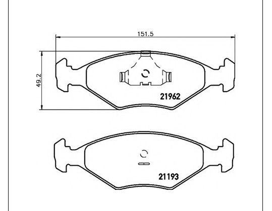 ÖN BALATA PALIO-SIENA 1.4 ALBEA 96=> GDB958