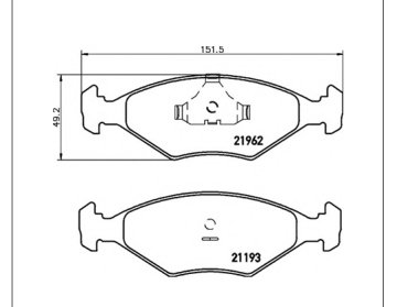 ÖN BALATA PALIO-SIENA 1.4 ALBEA 96=> GDB958