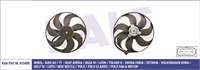FAN MOTORU (KLIMALI) (VW: A3/BORA/GOLF IV / LUPO - 99 > 05 -  POLO 95 > 08 250/80W 350MM)