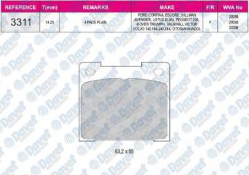 FREN BALATASI ON WVA 20088 ANADOL BM 67->