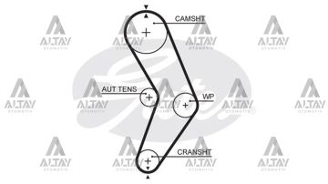 TRİGER SETİ SYMBOL / KANGOO / DOKKER / LOGAN / SANDERO 1.4 K7J-1.6 K7M 96 DİŞ