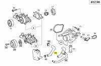 SOGUTMA SUYU HORTUMU (YAG SOGUTUCUSU ILE BLOK ARASI) W210 98>02 S210 98>03