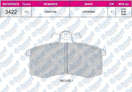 ON FREN BALATASI SAMARA 1.1 1.3 1.5