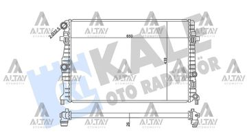 RADYATÖR SU A1 / ARONA / IBIZA / POLO / SCALA / KAMIQ 18=> CHZL-DKLA-DLAC-DGTC-CGTD-CHZD 1.0 TSI BRAZING