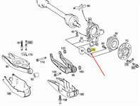 SALINCAK BURCU ARKA W204 07>14 S204 07>14 C204 11> W205 13>18 , DODGE CHALLENGER CHRYSLER 300C