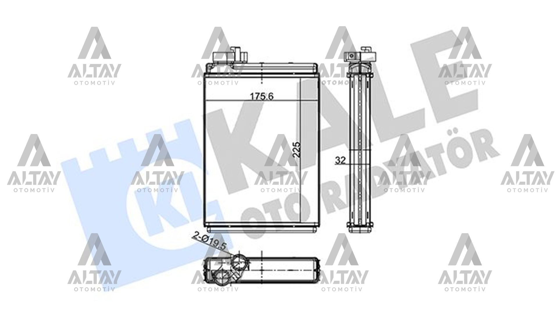 RADYATÖR KALORİFER A4 / A5 / Q5 08-16