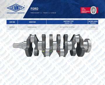 KRANK ESCORT 1.6 Z-TECH - FIESTA 1.6 16V FYJA