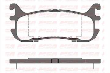 BALATA FREN ARKA-(MAZDA: 323-LANTIS 96>98 ''1.8 16V'' )