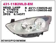 On Far Sag Motoru Uzerınde Ford B Max 12-