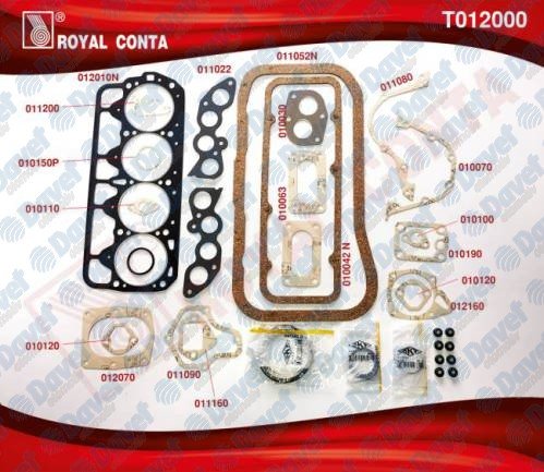 MOTOR TAKIM CONTA FULL SKT KECELI SUBAP LASTIKLI  M131 DKS 1600 ESKI MODEL