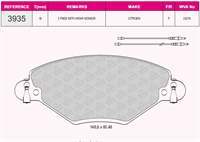 On Fren Balatası Cıtroen C5 1.6Hdı 1.8 16V 2.0I 16V 00>