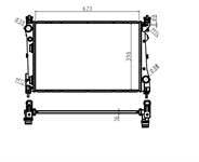 SU RADYATORU BRAZING - (FIAT: DOBLO 1.3 JTD 1.6JTD  1.9 MJTD ) 620×398×16