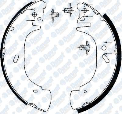 ARKA FREN PABUCLU BALATA TRANSIT T15 2.5D 80PS / 100PS 92>00 AVRUPA 91>94