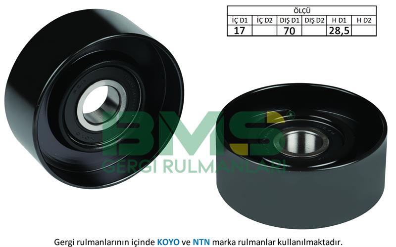 ALTERNATÖR GERGİ RULMANI MERCEDES C SERİSİ 200-220-270 CDI-CLK-E SERİSİ E270-E320-S SERİSİ-M SERİSİ