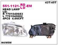 ON FAR SAG ELEKTRIKLI RENAULT MEGANE 96-