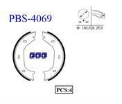 FREN BALATASI ARKA (PARK FRENI PABUCU) W116 76>80 W126 85>91 W123 79>85 R107 74>85 C107 74>81