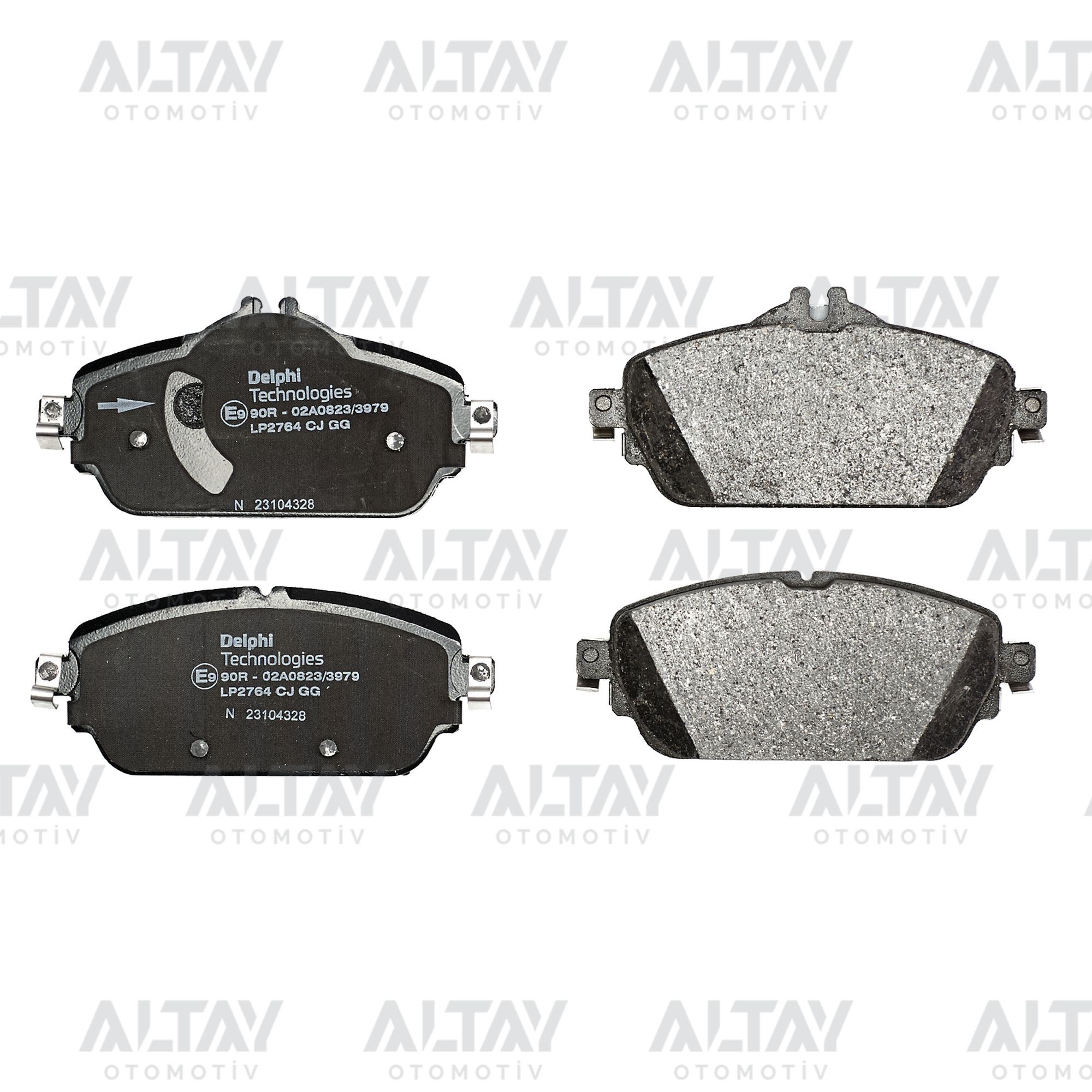 FREN BALATA MERCEDES C SERİ 14=> C180 - C200 - C220 / W205 ÖN 144mm