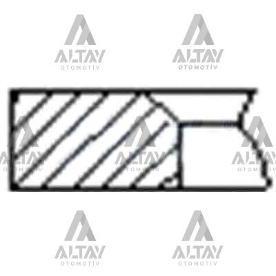 SEGMAN CLIO / KANGOO 02=> 1.5D K9K EURO3-4-5 STD 76mm